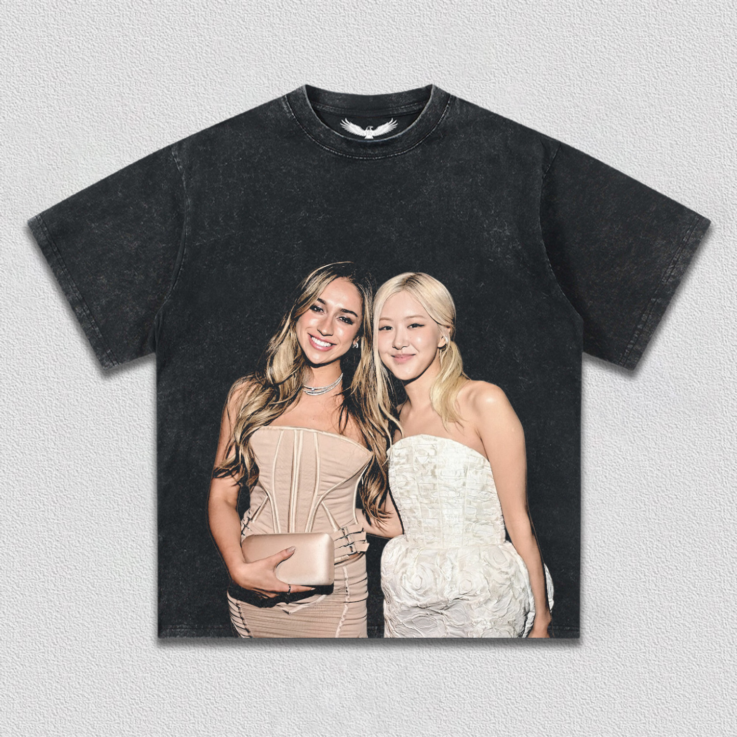 TATE MCRAE and rose tee