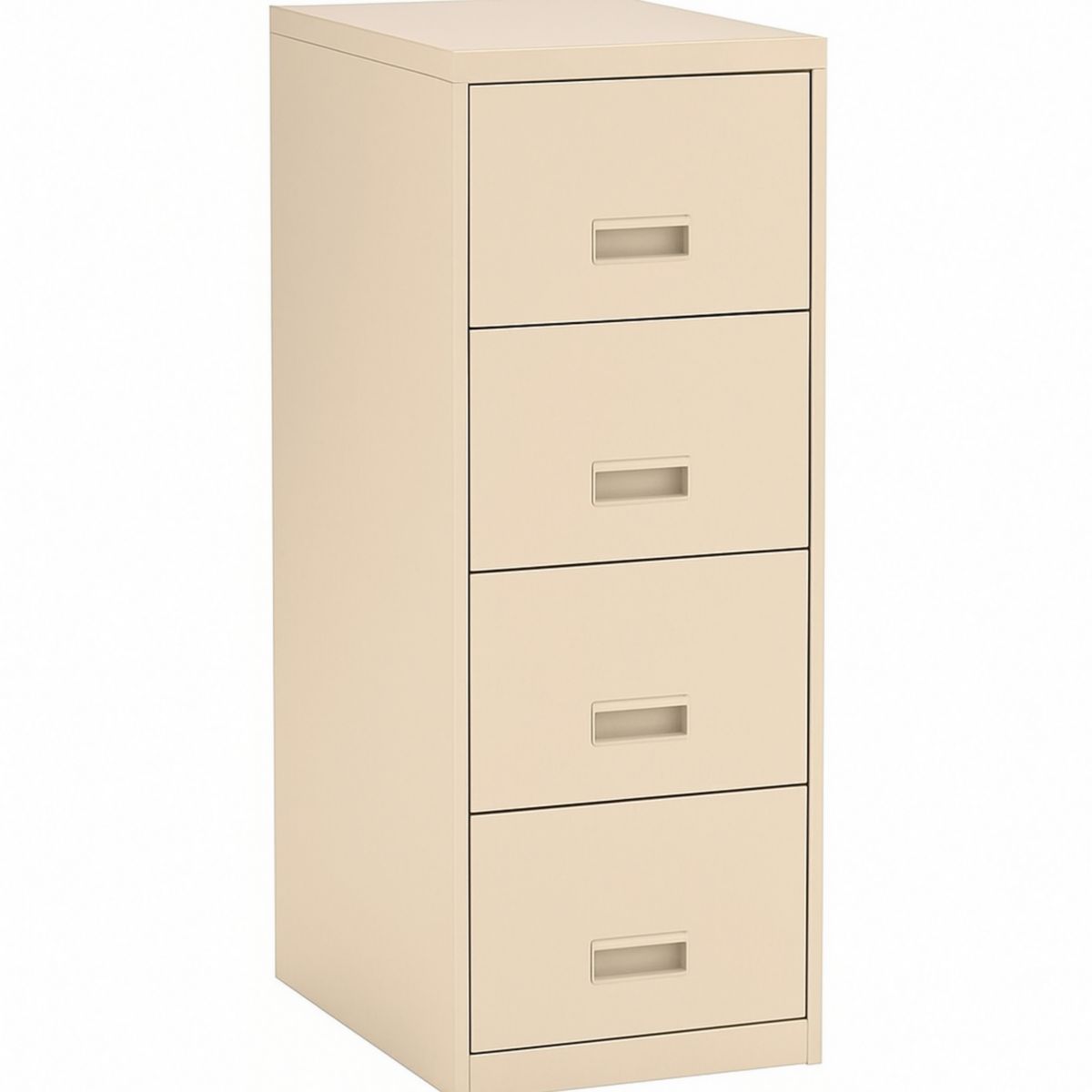 Ντουλάπι Αρχειοθήκης Μεταλλικό 4 Συρτάρια Μπεζ 132x46x60cm