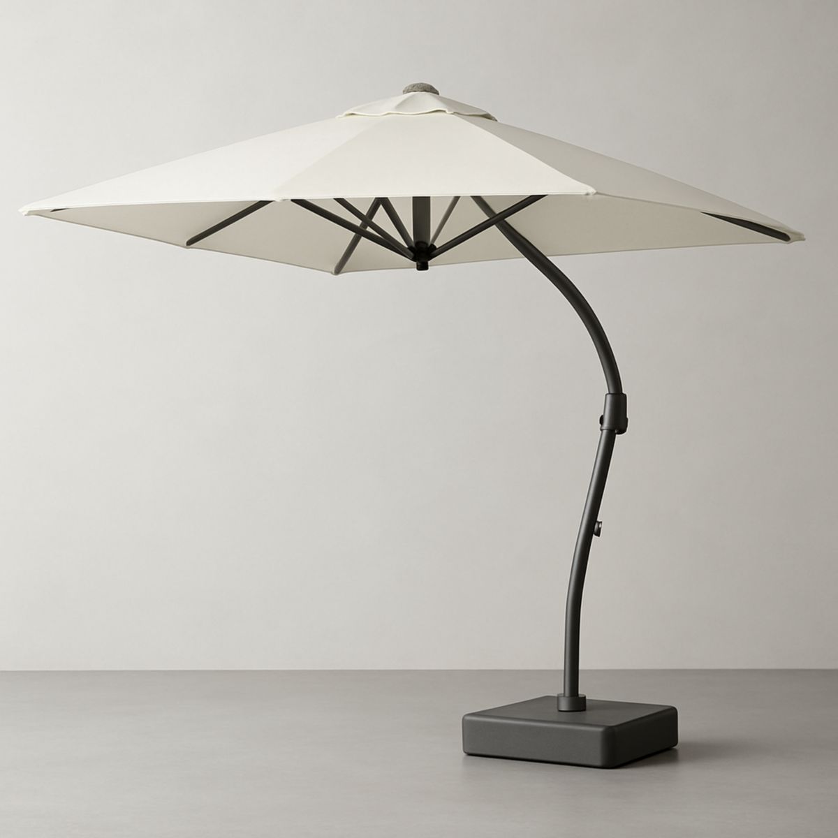 Ομπρέλα Κήπου Εξωτερικού Χώρου 3m Πολυεστέρας Ανoξείδωτο Ατσάλι Με Βάση