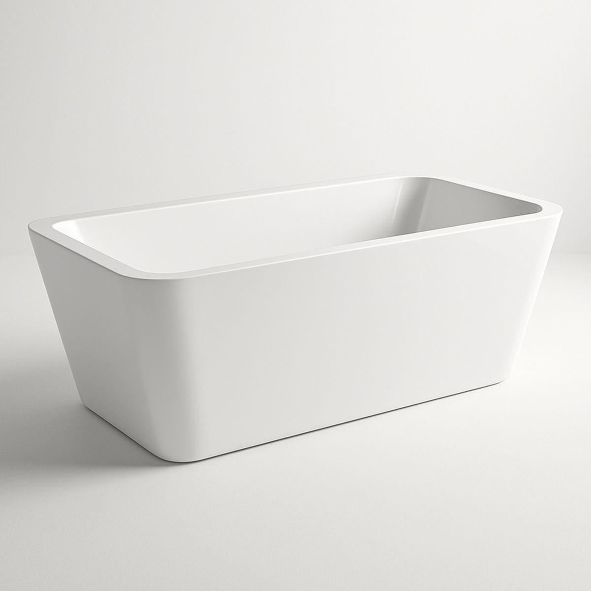 Ορθογώνια Μπανιέρα Κατασκευασμένη από Ακρυλικό 170cm Λευκό