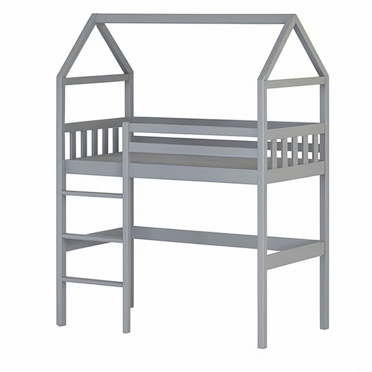 Παιδικό Κρεβάτι Σκηνή Μεταλλικό Γκρι 198cm x 96cm x 184cm