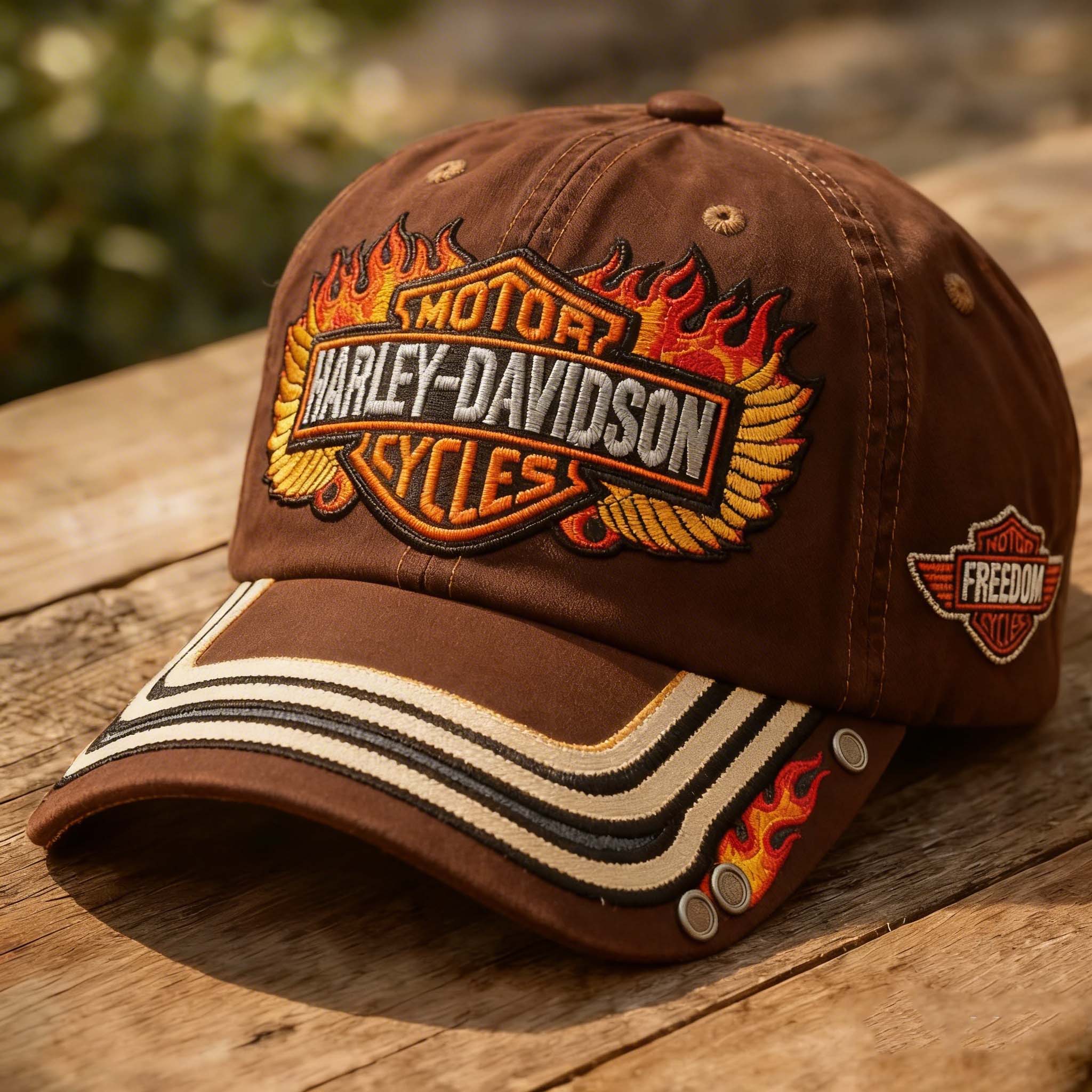 Vintage Motorcycle brands Distressed Outdoor Baseball Cap