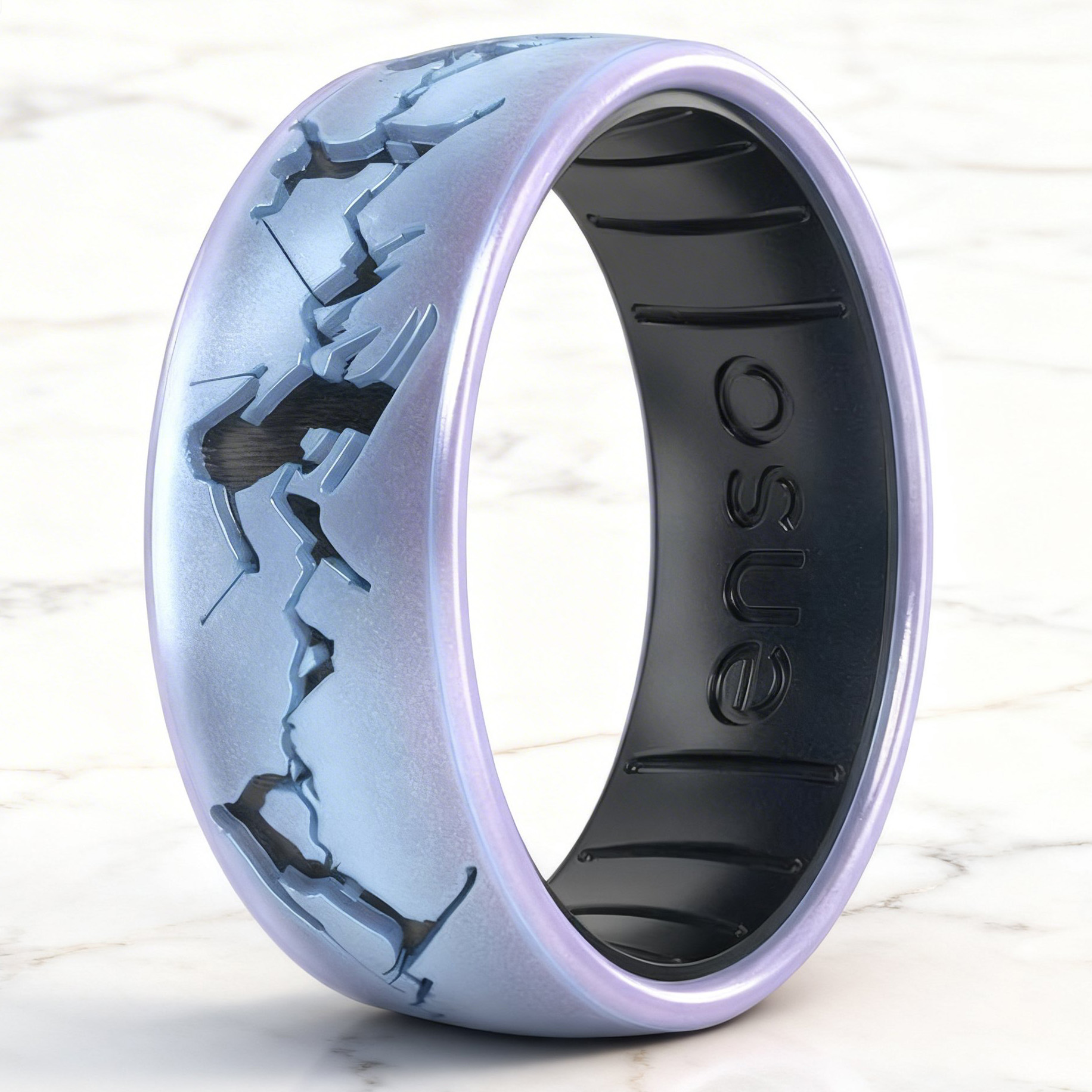 Modern Minimalist Laser Comfort Fit Ring