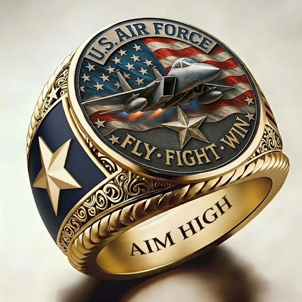 Heritage AlR FORCE Emblem Ring