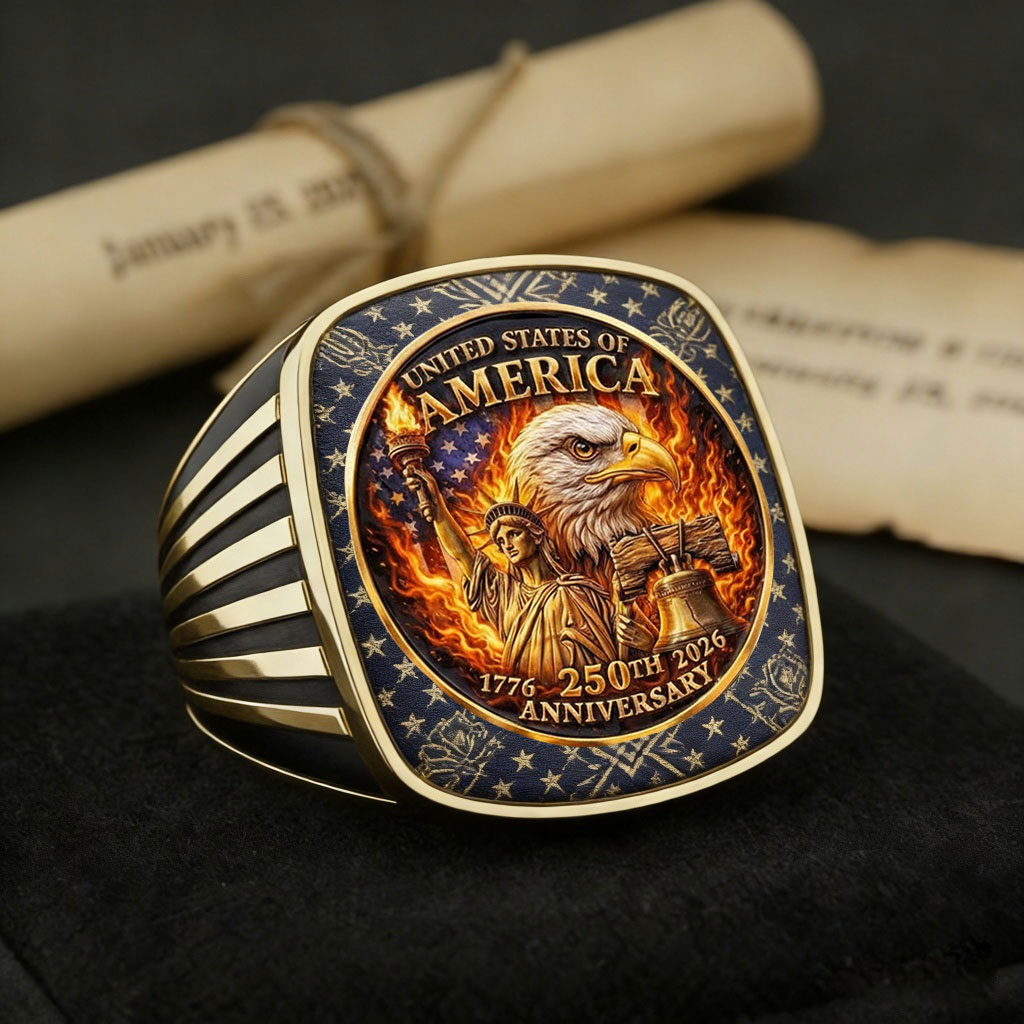 1776-2026 America Jubilee Ring