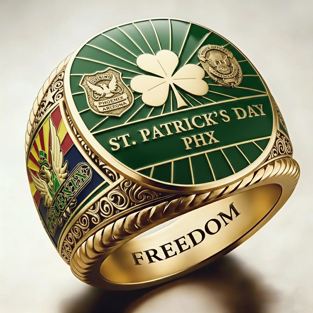 2026 Irish Commemorative Ring - Phoenix, Arizona PD 2026 Irish Commemorative Ring