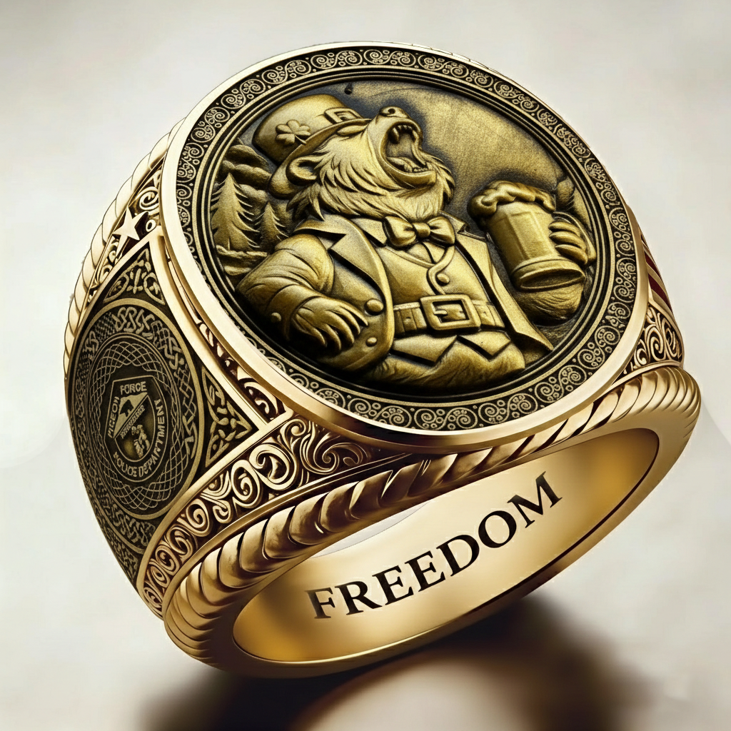 2026 Ireland Commemorative Ring - Tennessee Valley of Pigeons PD 2026 Ireland Commemorative Ring