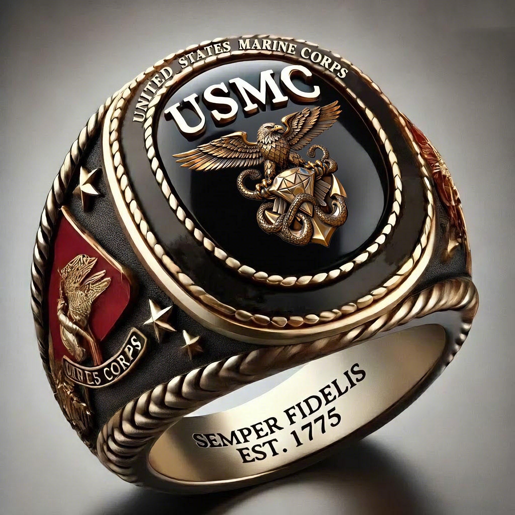 American Military Ring