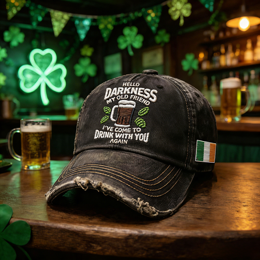 Vintage Style Embroidery Baseball Cap