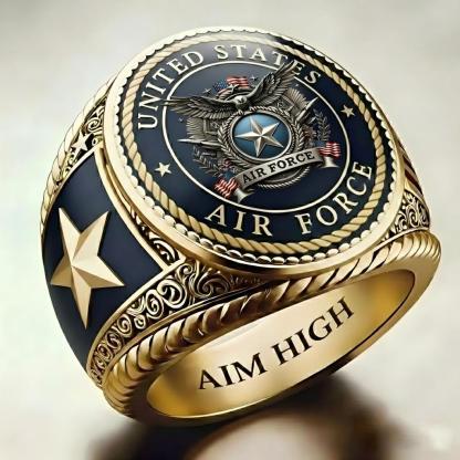 Heritage AlR FORCE Emblem Ring