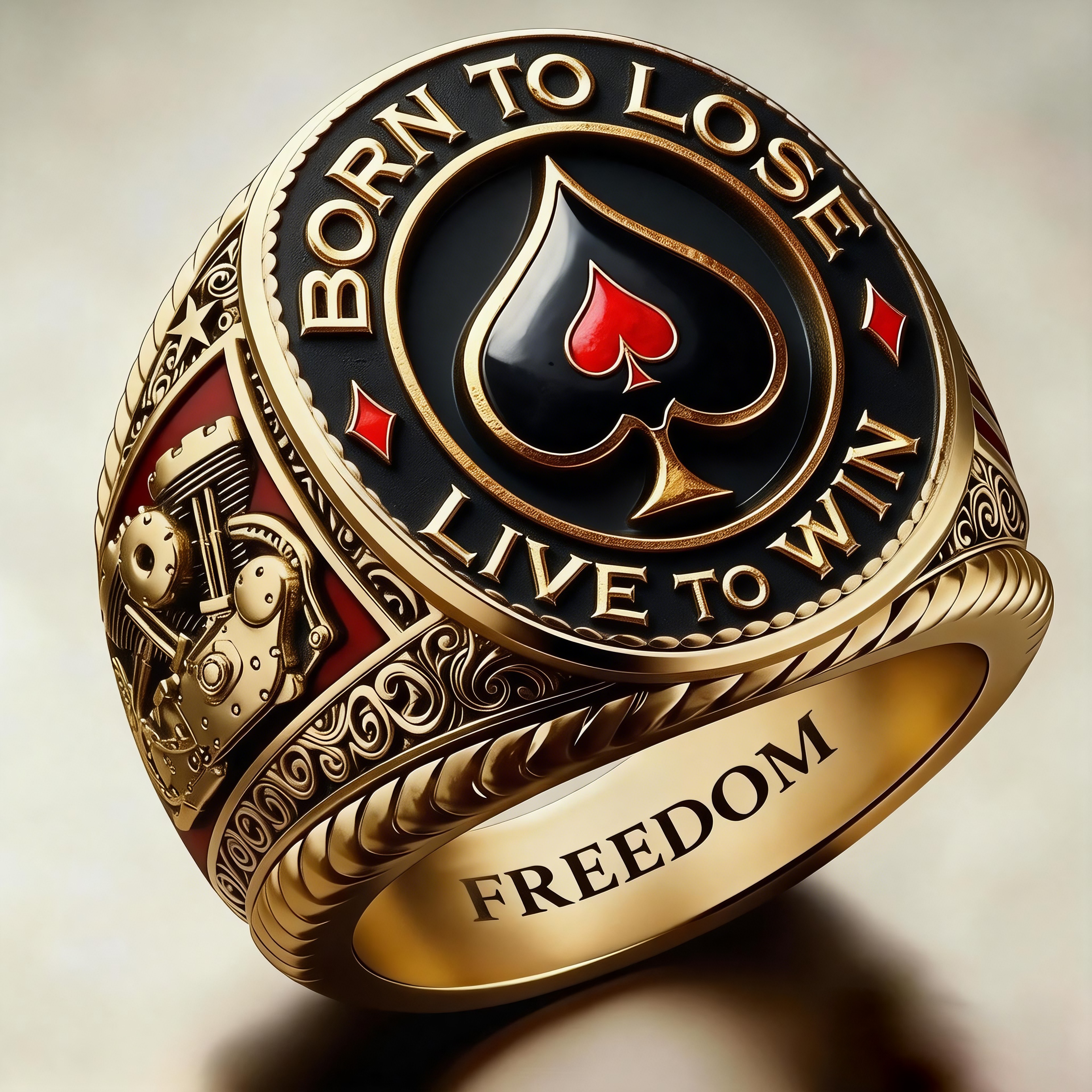 Old Fuckers Club �C Lifetime Member Ring