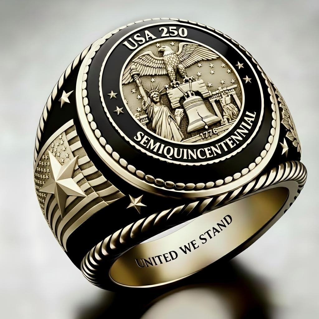 1776-2026 America Jubilee Ring