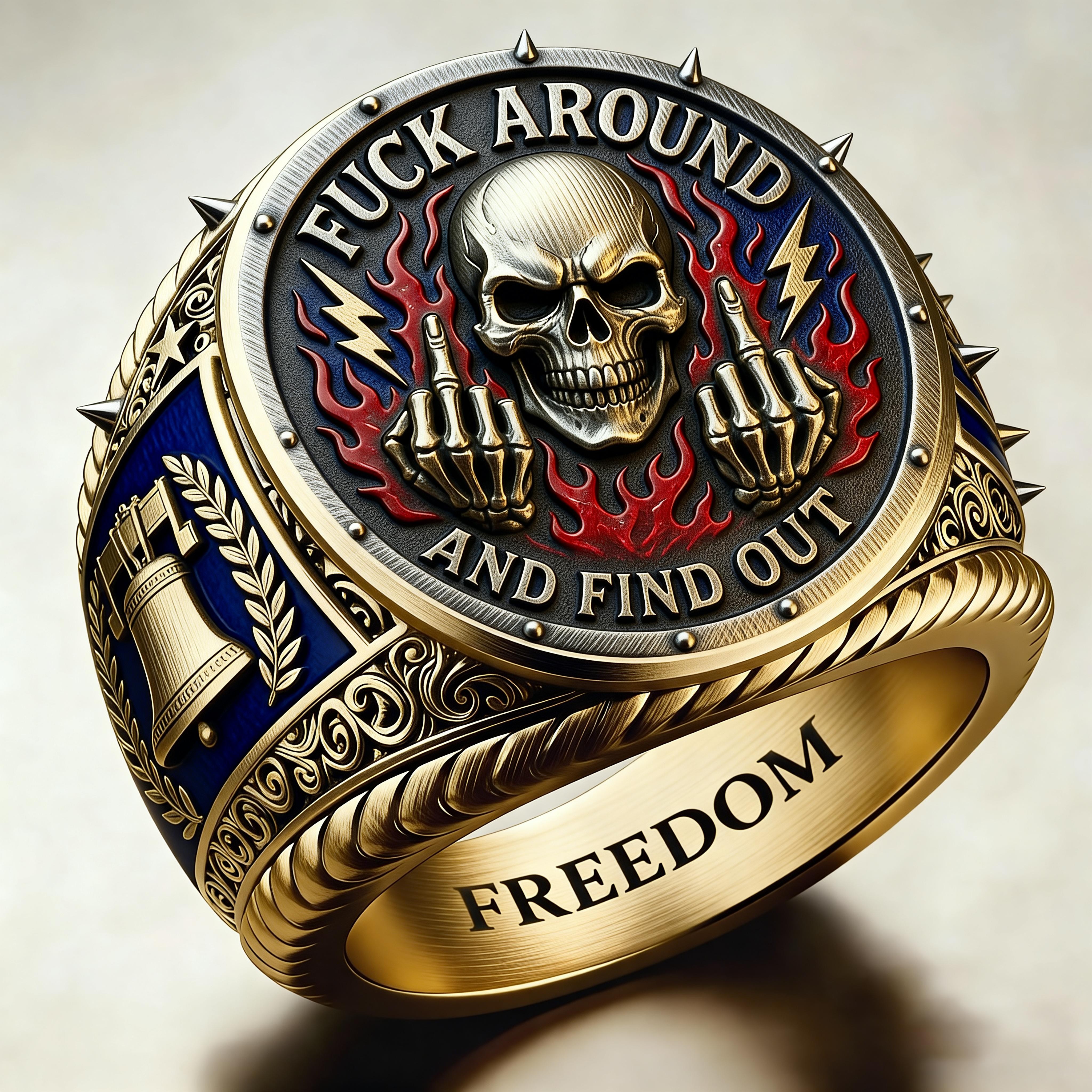 Old Fuckers Club �C Lifetime Member Ring
