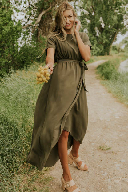 The Classic Taylor Jane Wrap Maxi