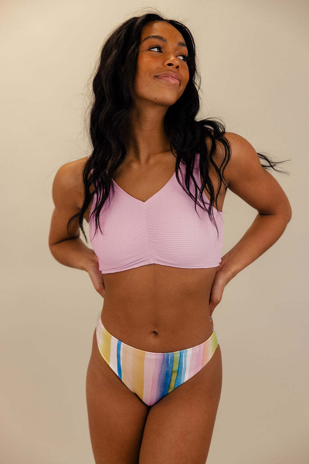 Flat Rib Saltwater 4-Way Bralette