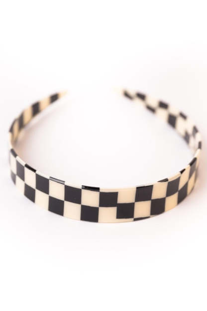 Dial Up Checkered Headband