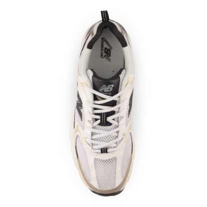 New Balanthece 530 - White with Light Gold Metallic and Black