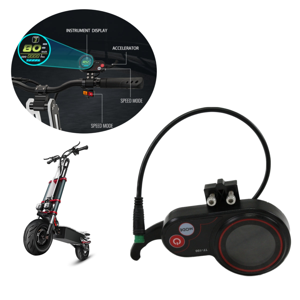 Tifgalop® Electric scooter Throttle-Tifgalop
