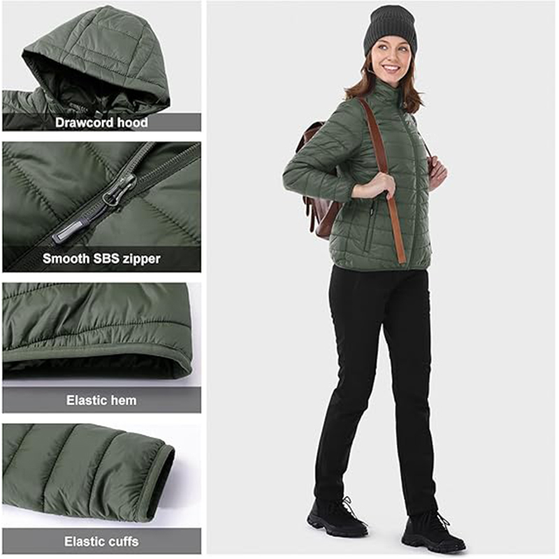 The Nokdjrth Face-Hood Quilted Winter Coat