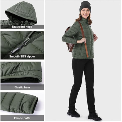 The Nokdjrth Face-Hood Quilted Winter Coat