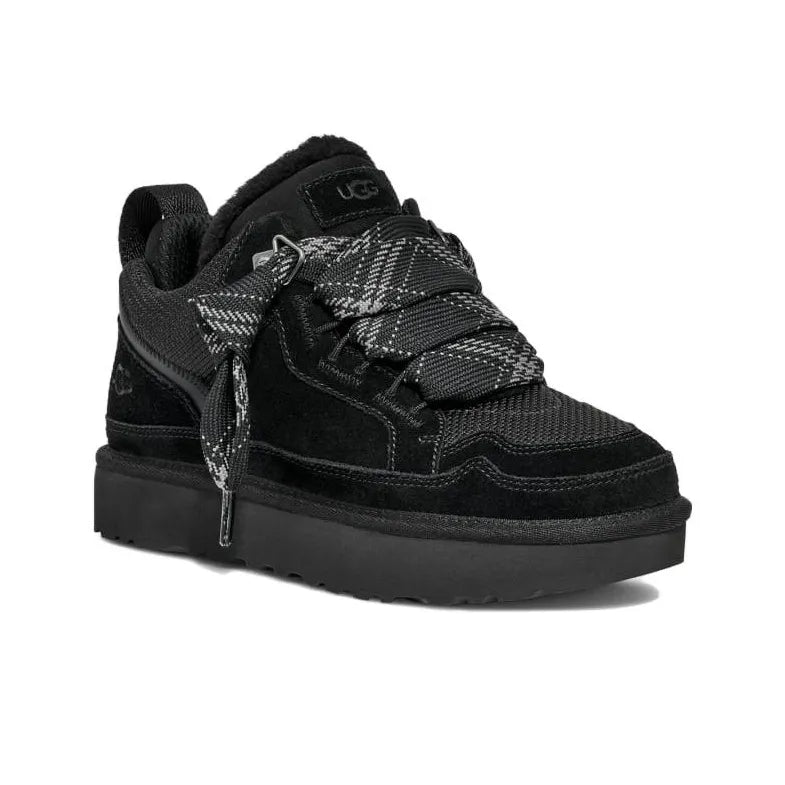 UkdjGG Women's Lowmel Sheepskin Lace Boot in Chestnut