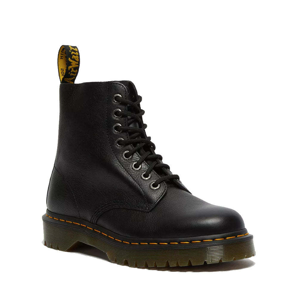 Scarpe Donna DR. MARTENS Stivali Platform linea 1460 Pascal BEX in Pelle Nera
