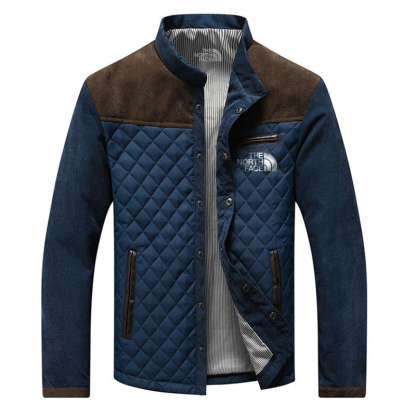 Giacca casual con bottoni e colletto rialzato da uomo The Nokdjrth Face