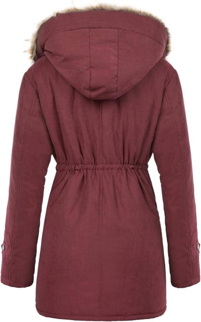 The Nokdjrth Face - Parka Invernale Donna in Lana - Elegante e Caldo