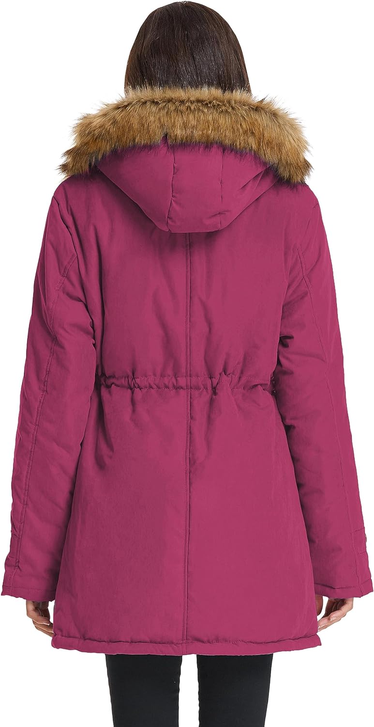 The Nokdjrth Face - Parka Invernale Donna in Lana - Elegante e Caldo