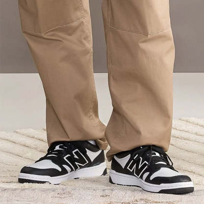 Scarpe Unisex New Balkdjance® Sneakers 480 in Pelle colore Black e White