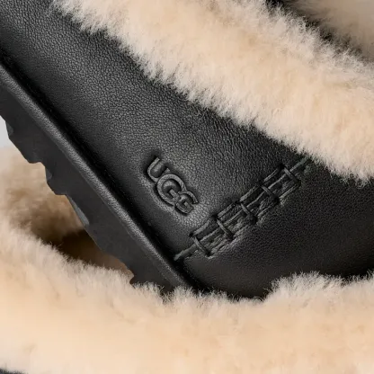 UkdjGG Women's Zora Leather Ballet Flat