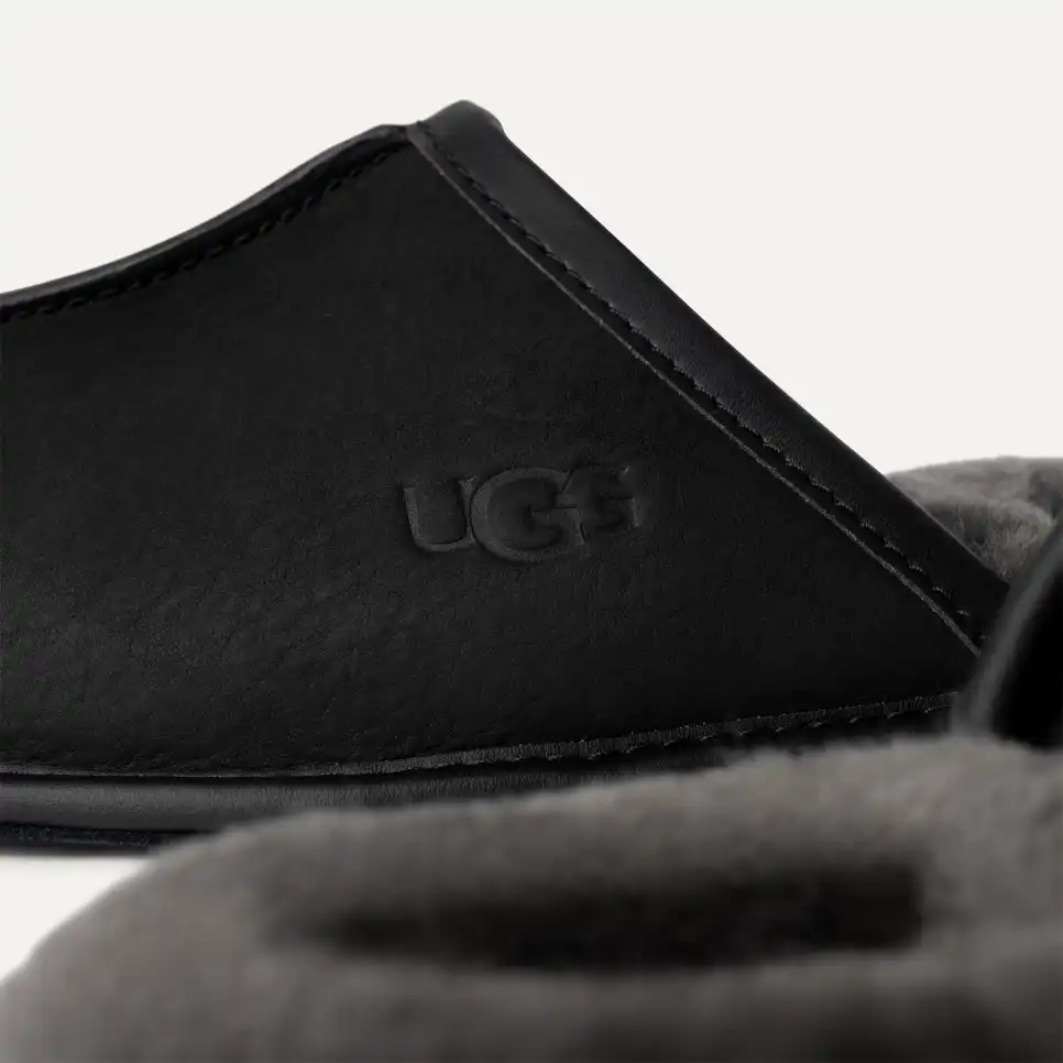 UkdjGG Men's Scuff Leather