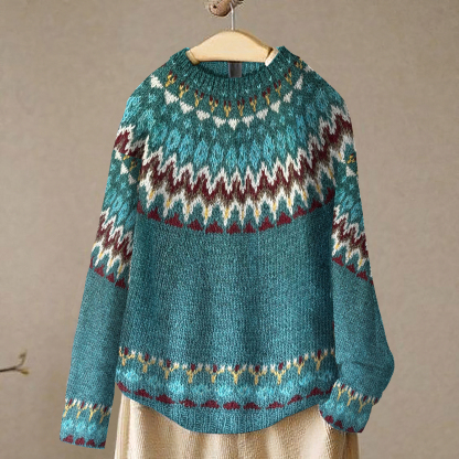 Maglione vintage Fairman Island Wave