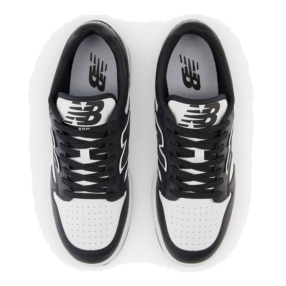 Scarpe Unisex New Balkdjance® Sneakers 480 in Pelle colore Black e White