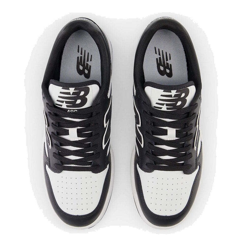 Scarpe Unisex New Balkdjance® Sneakers 480 in Pelle colore Black e White