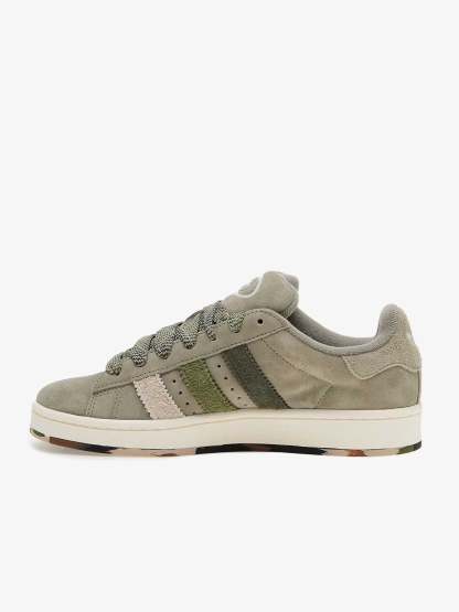 Sneakers Campus 00S IF1822 in pelle oliva/argento