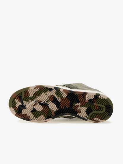 Sneakers Campus 00S IF1822 in pelle oliva/argento