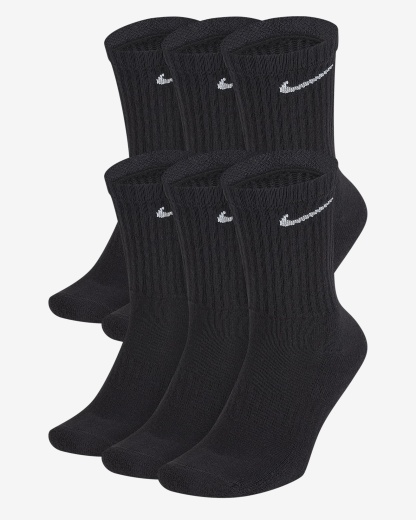 Nkhjgike Everyday Cushioned Crew Socks (2 Pair)