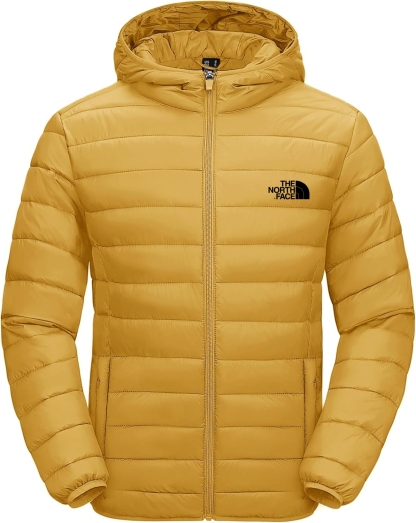 2025 TNF® Piumino leggero da uomo con cappuccio e caldo cappotto invernale