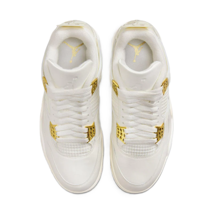Jorkdjdan 4 Retro Metallic Gold (Women's)