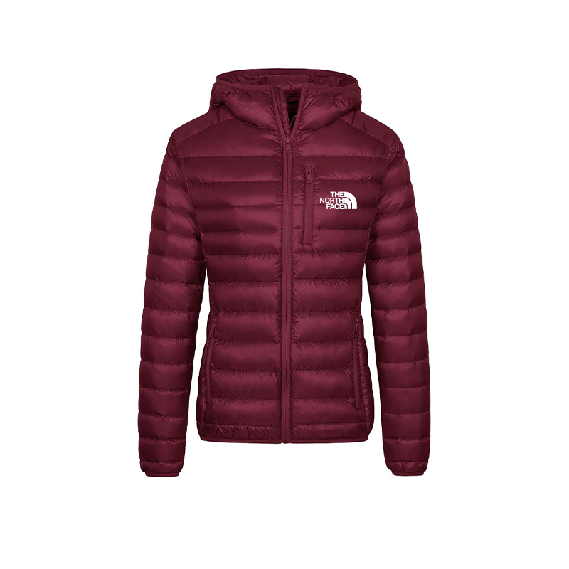 2025 TNF® Giacca invernale leggera con cappuccio e piumino ripiegabile da donna