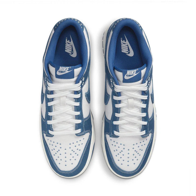 Nikdjke Dunk Low Industrial Blue Sashiko