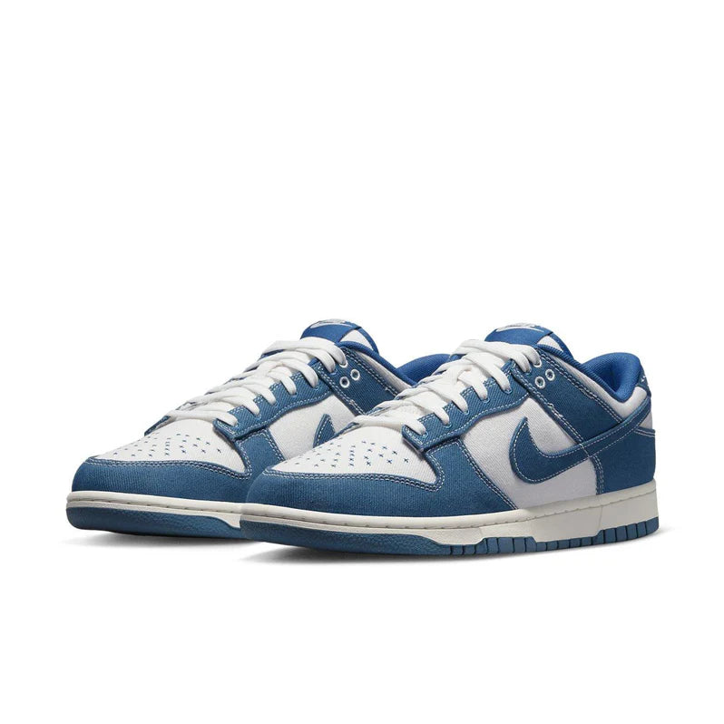Nikdjke Dunk Low Industrial Blue Sashiko