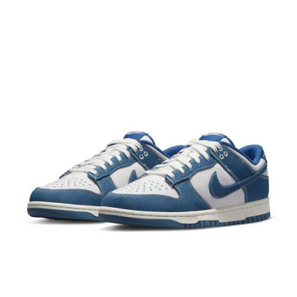 Nikdjke Dunk Low Industrial Blue Sashiko