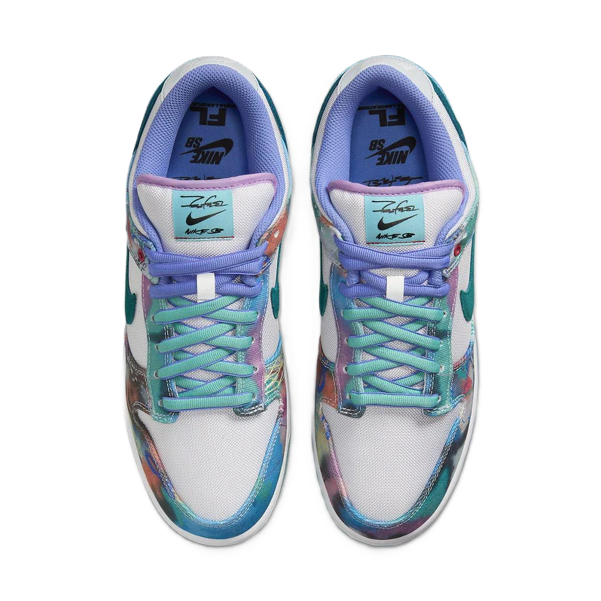 Nikdjke SB Dunk Low Futura Laboratories Bleached Aqua