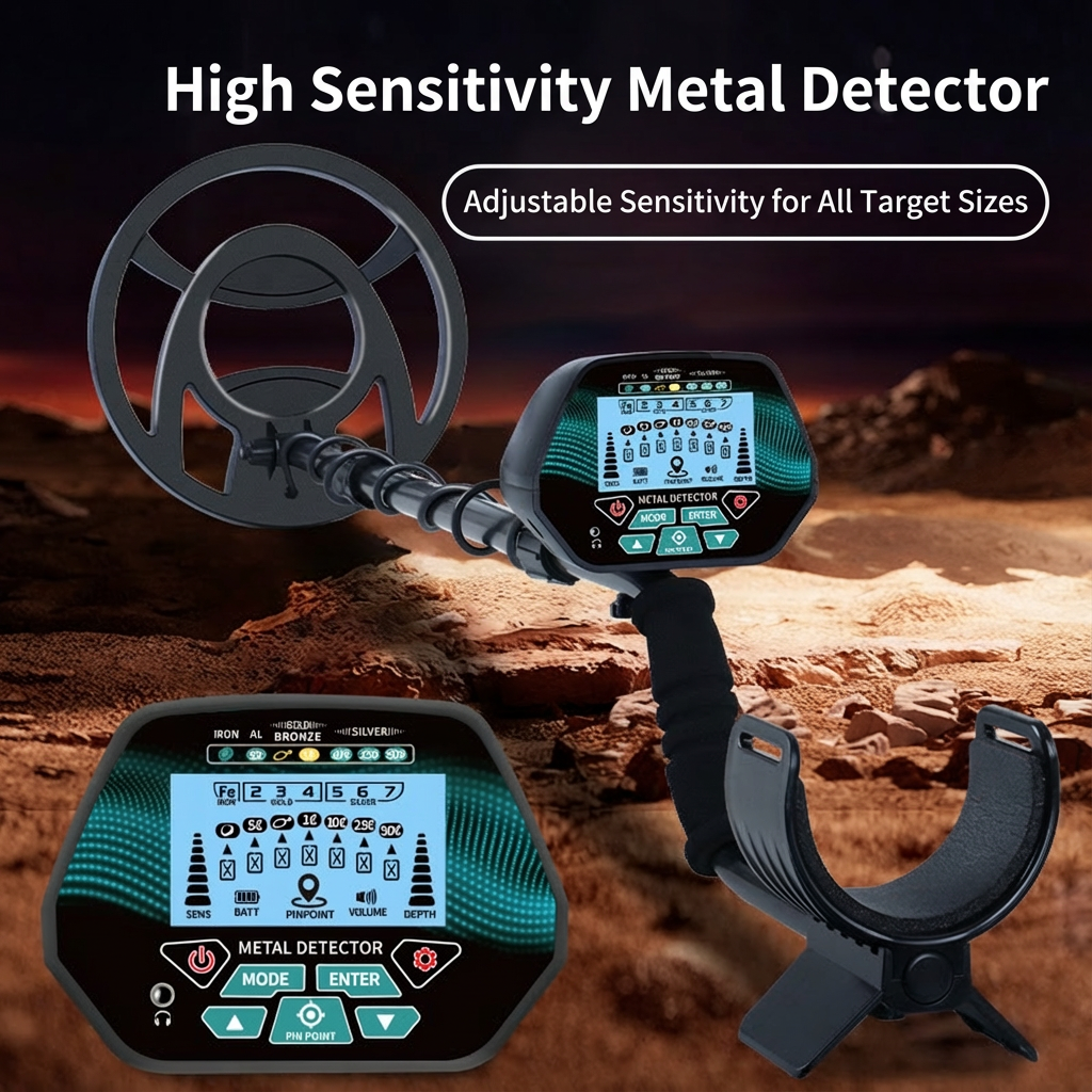 The GT3028 underground metal detector can perform multifunctional detection on various types of terrain.