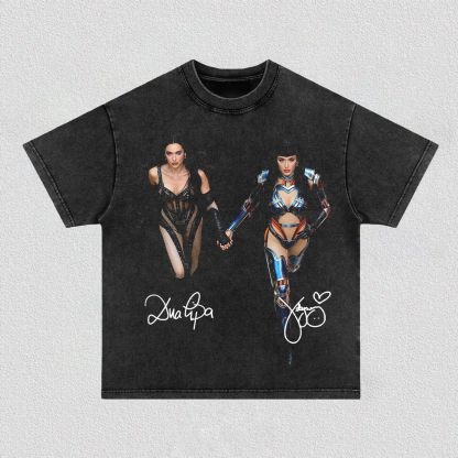 Dua lipa & Katy Perry tee