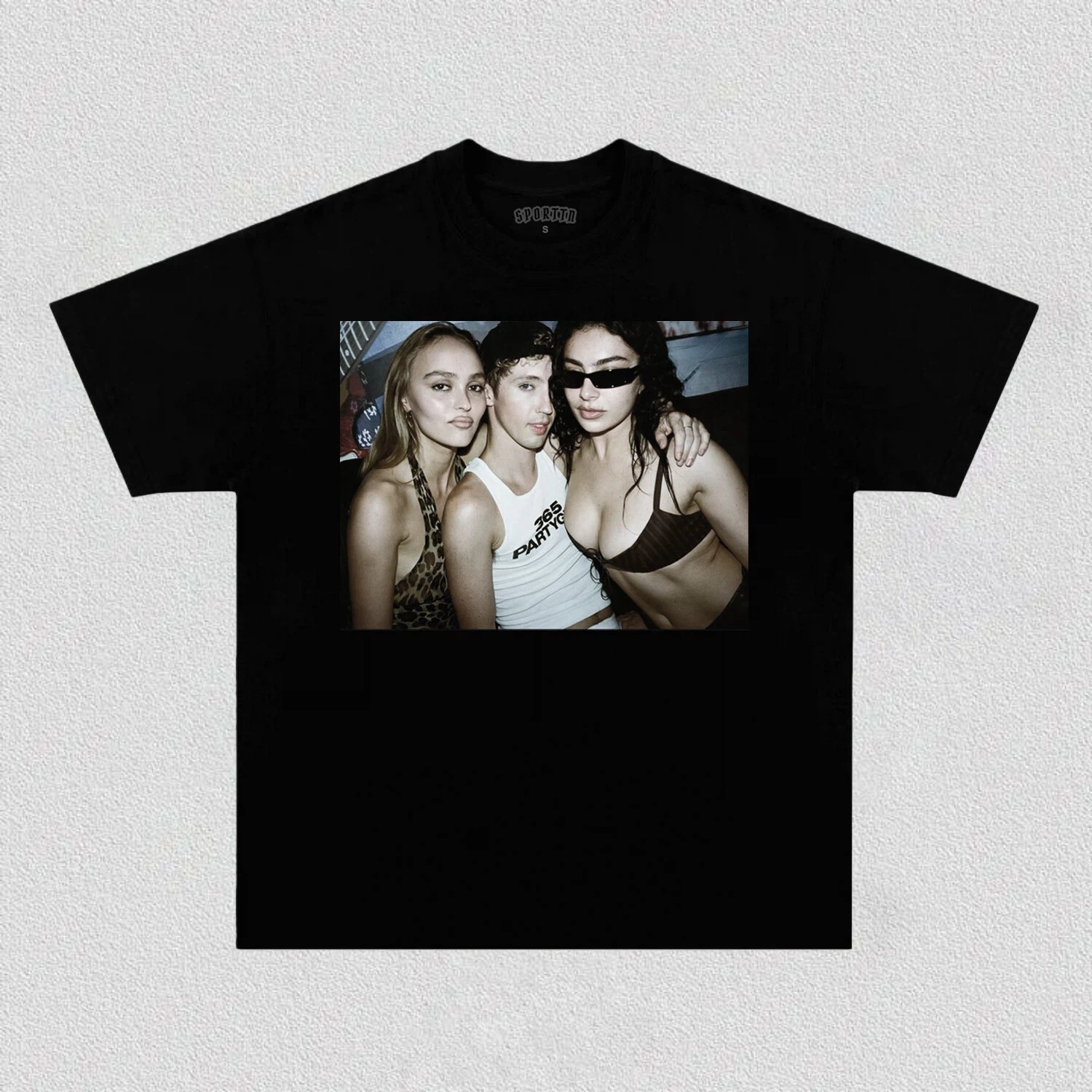 CHARLI XCX & LILY-ROSE DEPP & TROYE SIVAN TEE