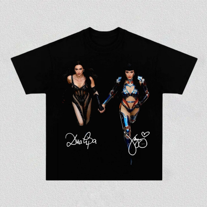 Dua lipa & Katy Perry tee