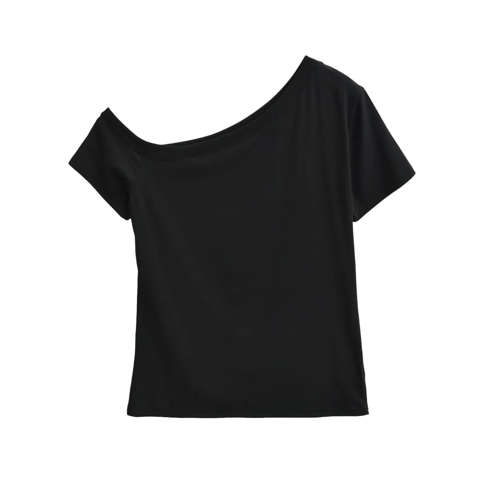 BLANK ONE SHOULDER TEE